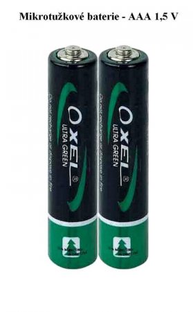 Baterie - OXEL 1,5 V - typ AAA mikrotužka - Varianta: 1 ks