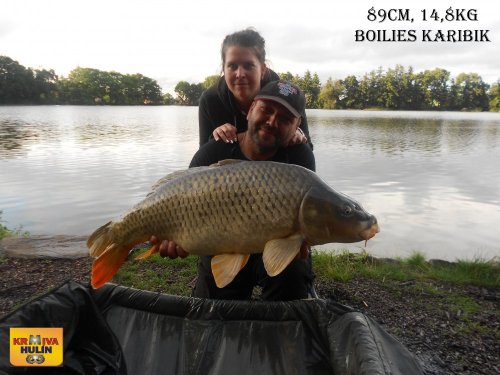 89cm, 14,87kg, Boilies karibik