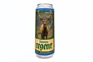 Nealko pivo Regent - JELEN EVROPSKÝ - 0,5 l (BOHEMIA REGENT, NPJE) | Krmiva Hulín
