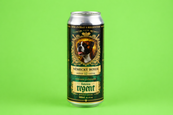 Pivo Regent - NĚMECKÝ BOXER - 0,5 l