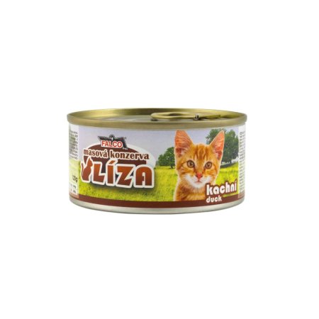 FALCO LÍZA kachní 120 g - Konzerva pro kočky (SOKOL FALCO, LK120) | Krmiva Hulín