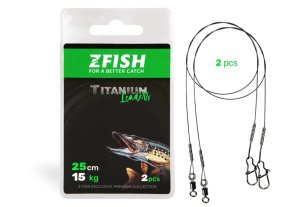 ZFISH Lanko Titanium Leader - 2ks (Zfish, ZF-6454) | Krmiva Hulín