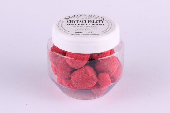 Dipované chytací pelety - Red Fish Krill a Oliheň - Ø 20 mm - Vyberte balení: 150 g