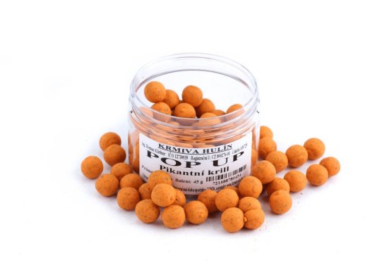Plovoucí boilies - PIKANTNÍ KRILL - Ø 12 mm - Vyberte balení: 30 g