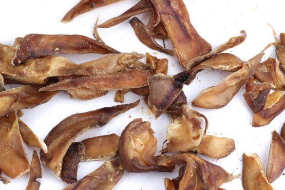 VEPŘOVÉ STRIPSY MALÉ - Odřezy z uší - Vyberte balení: 100 g