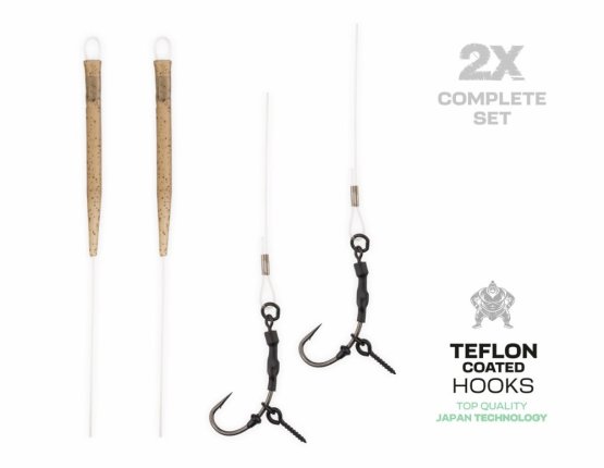 ZFISH Návazec Fluorocarbon Ronnie Rig - Vyberte velikost: Velikost 4
