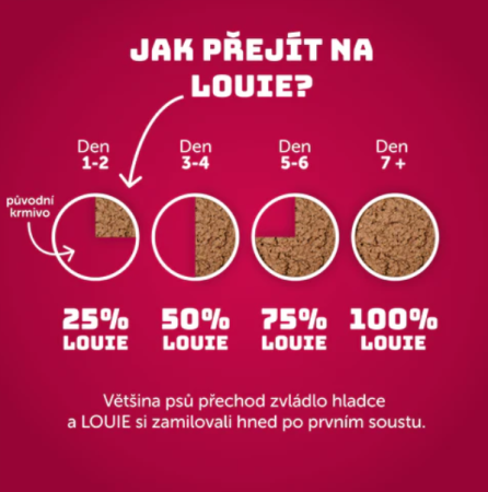KACHNÍ S BRUSINKAMI A PREBIOTIKY 800 g - Konzerva pro psy Louie - Počet ks: 1 ks