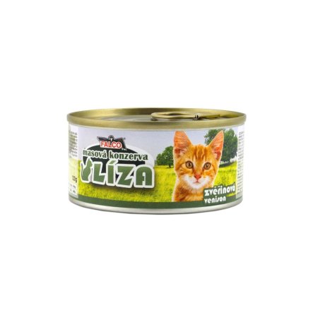 FALCO LÍZA zvěřinová 120 g - Konzerva pro kočky (SOKOL FALCO, LZV120) | Krmiva Hulín