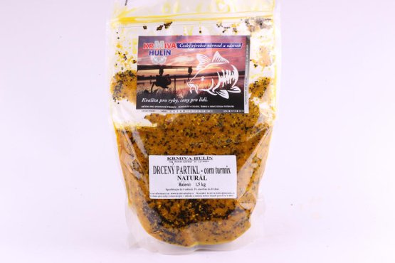Drcený partikl - CORN MIX - Naturál 1,5 kg
