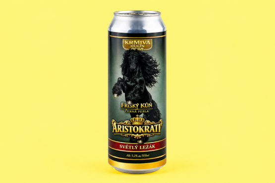 Pivo Regent - NEOMEZENÝ VLASTNÍ VÝBĚR - Edice KH - Psi a Koně - 0,5 l