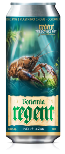 Pivo Regent - Sběratelská edice VODNÍ ŘÍŠE - RAK OBECNÝ 0,5 l