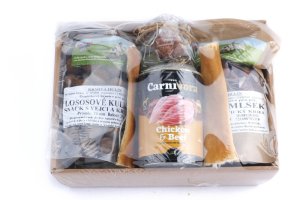 VÁNOČNÍ BALÍČEK č. 2 - Mňamky pro psy  - 1350 g (Krmiva Hulín, VBČ2) | Krmiva Hulín