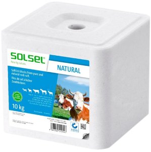 Solný liz SOLSEL NATURAL 10 kg (Vyroben v EU, SLSN10) | Krmiva Hulín