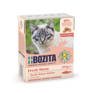 Bozita Cat kousky v omáčce s lososem - tetrapak 370 g (BKL370) | Krmiva Hulín