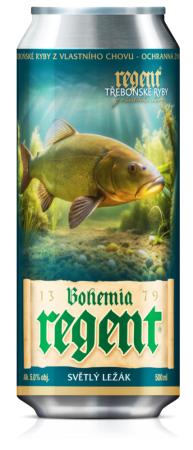Pivo Regent - Sběratelská edice VODNÍ ŘÍŠE - LÍN OBECNÝ 0,5 l (BOHEMIA REGENT, PRLO) | Krmiva Hulín