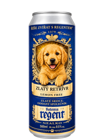 Nealko Regent - ŠTĚŇÁTKA - VLASTNÍ VÝBĚR 6 ks - Lemon - 6x 0,5 l
