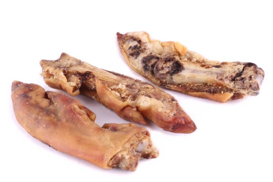 VEPŘOVÁ NOŽIČKA PŮLENÁ - sušená - pro psy - Vyberte balení: 500 g