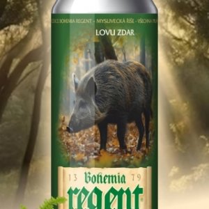 Pivo Regent - Sběratelská edice MYSLIVECKÁ ŘÍŠE - PRASE DIVOKÉ 0,5 l (Bohemia Regent, PRPD) | Krmiva Hulín