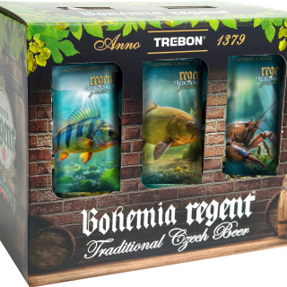 PIVO REGENT - NOVÁ DARČEKOVÁ SADA VODNEJ RÍŠE - 6x 0,5L (Bohemia regent, PNDS) | Krmiva Hulín