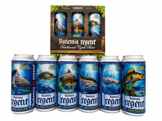 Nealko pivo Regent - DÁRKOVÁ SADA 1 - Lemon - Vodní říše - 6x 0,5 l (BOHEMIA REGENT, DSLFR1) | Krmiva Hulín