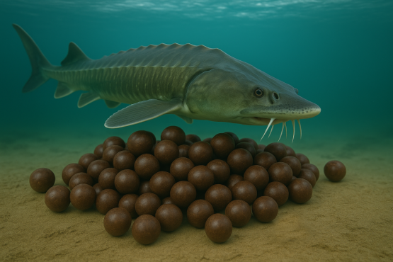 Boilies - JESETER - Black Halibut se sýrem - Ø 24 mm (Krmiva Hulín, BOJE24-1) | Krmiva Hulín