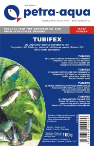 Tubifex frozen blister - mrazené nítenky (TFB-1) | Krmiva Hulín