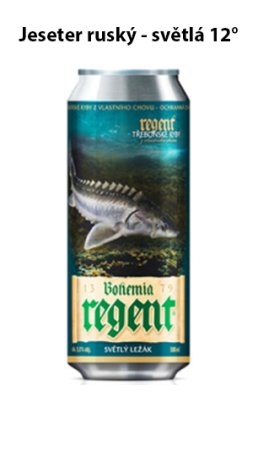 Pivo Regent - VLASTNÍ VÝBĚR 6 ks - Světlý ležák - Vodní Říše - 6x 0,5 l - Vyberte balení: KRABICE - MOTIV RYBY 1