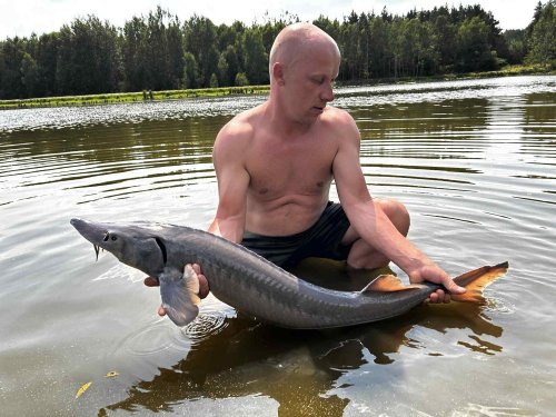 Boilies vlastní výroby z našich směsí.
