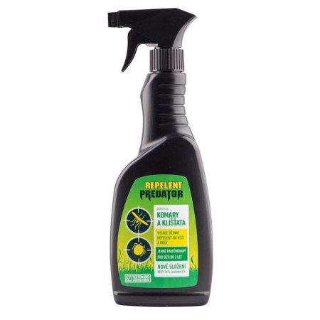 Repelent PREDÁTOR 16% - 500 ml - Mechanický rozprašovač (Leroy Cosmetic, PRRB500) | Krmiva Hulín