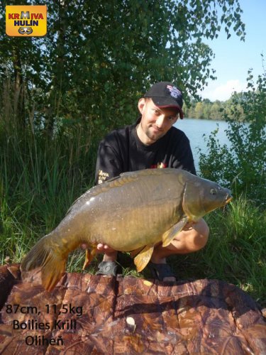 87cm, 11,5kg, boilies Krill/Oliheň
