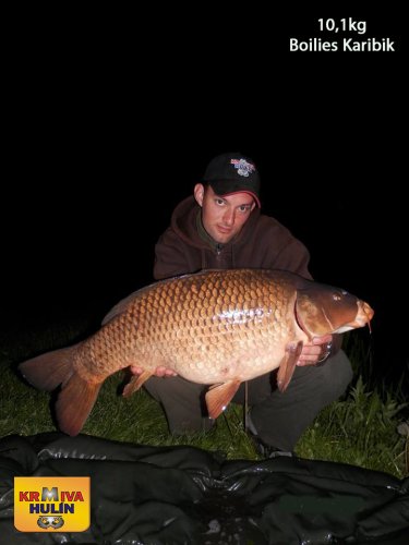 10,1kg, boilies Karibik, Svazová voda