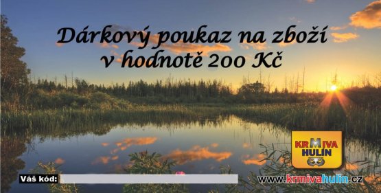 Dárkový poukaz - na 200 Kč (Krmiva Hulín, KTC-1) | Krmiva Hulín