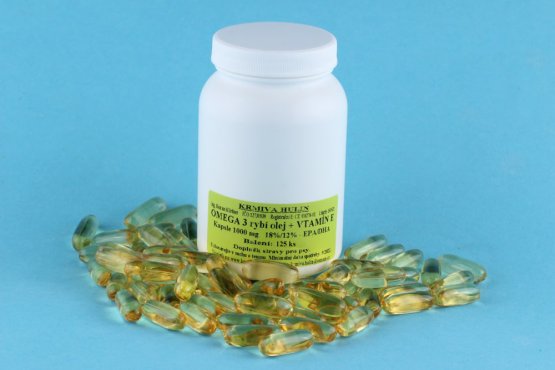 OMEGA 3 + VITAMÍN E - tobolky 1000 mg - pro psy (O3VE-1) | Krmiva Hulín