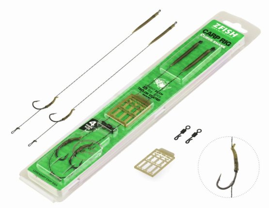 ZFISH Náväzec Curve Shank Carp Rig - Vyberte velikost: Velikost 2