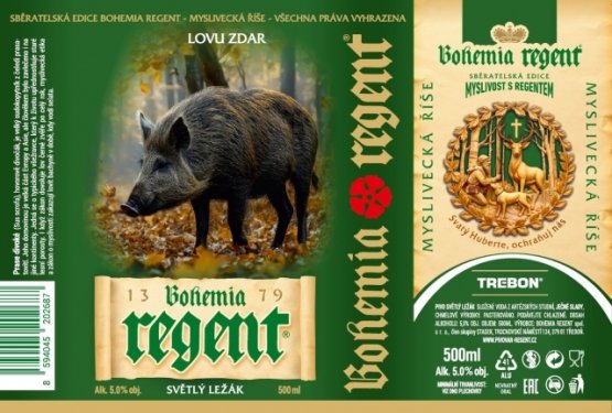 Pivo Regent - PRASE DIVOKÉ - 0,5 l