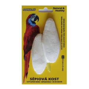 Sépiová kost na kartě cca 8 cm - 2 ks (SKNK8) | Krmiva Hulín