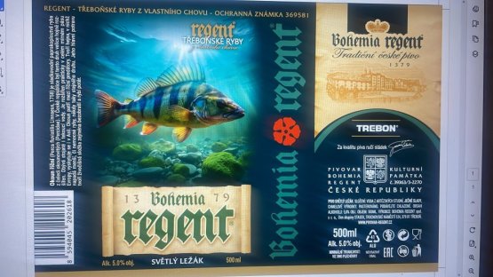 PIVO REGENT - NOVÁ DARČEKOVÁ SADA - VODNEJ RÍŠE - 6x 0,5L