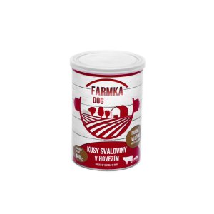 FALCO FARMKA DOG se svalovinou 400 g - Konzerva pro psy (SOKOL FALCO, FDS400) | Krmiva Hulín