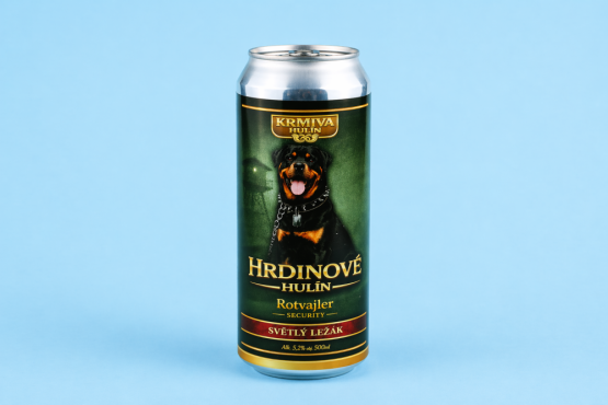 Pivo Regent - ROTVAJLER - Sběratelská edice Krmiva Hulín - 0,5 L