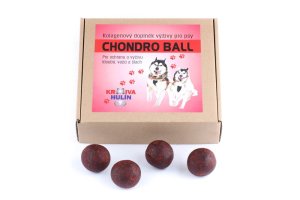 Kolagénový doplnok výživy - CHONDRO BALL - pre kĺbovú výživu, ochranu väzov a šliach psov - 500 g - neštandardný (Krmiva Hulín, CHBN) | Krmiva Hulín