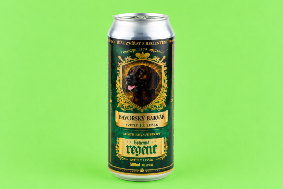 Pivo Regent - BAVORSKÝ BARVÁŘ - Sběratelská edice Psí říše - 0,5 l