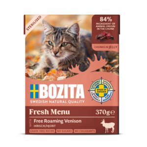 Bozita Cat Sterilised kousky v želé se zvěřinou - tetrapak 370 g (BCZV) | Krmiva Hulín Bozita Cat Sterilised kousky v želé se zvěřinou - tetrapak 370 g (BCZV) | Krmiva Hulín