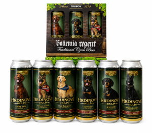 Pivo Regent - DÁRKOVÁ SADA - Edice KH - PSÍ HRDINOVÉ - 6x 0,5 l (BOHEMIA REGENT, DSPHKH) | Krmiva Hulín