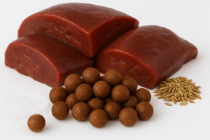Boilies - JÁTROVÉ - Ø 24 mm (Krmiva Hulín, BOJ24-1) | Krmiva Hulín