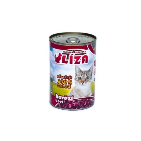 FALCO LÍZA hovězí 400 g - Konzerva pro kočky (SOKOL FALCO, LH400) | Krmiva Hulín