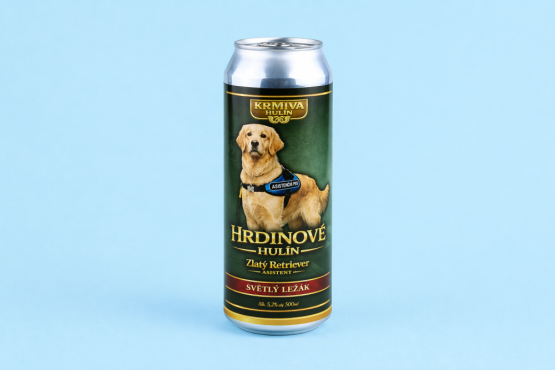 Pivo Regent - ZLATÝ RETRIEVER - Sběratelská edice Krmiva Hulín - 0,5 L