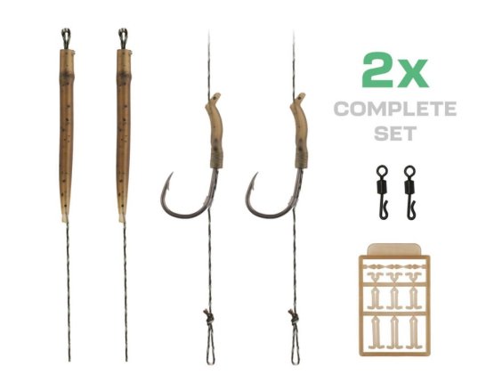 ZFISH Návazec Wide Gape Carp Rig - Vyberte velikost: Velikost 2