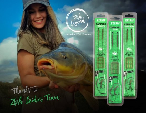 ZFISH Návazec Wide Gape Carp Rig - Vyberte velikost: Velikost 2