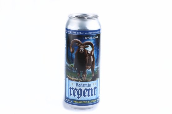 Nealko pivo Regent - DÁRKOVÁ SADA 2 - Lemon - Myslivecká říše - 6x 0,5 l