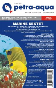 Sextet Marin Frozen Blister - mražený mořský mix (SMFB-1) | Krmiva Hulín